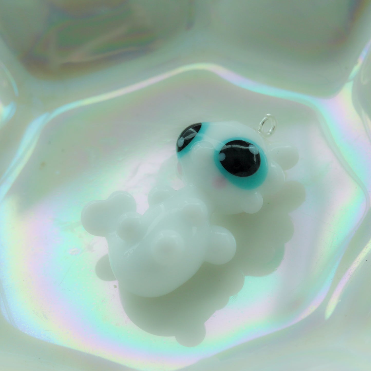 Collar dragón blanco