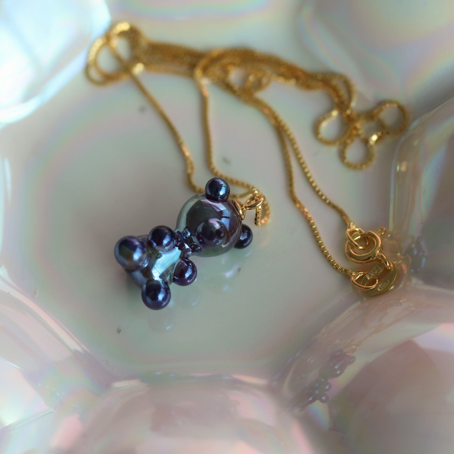 Collar osito Galaxia