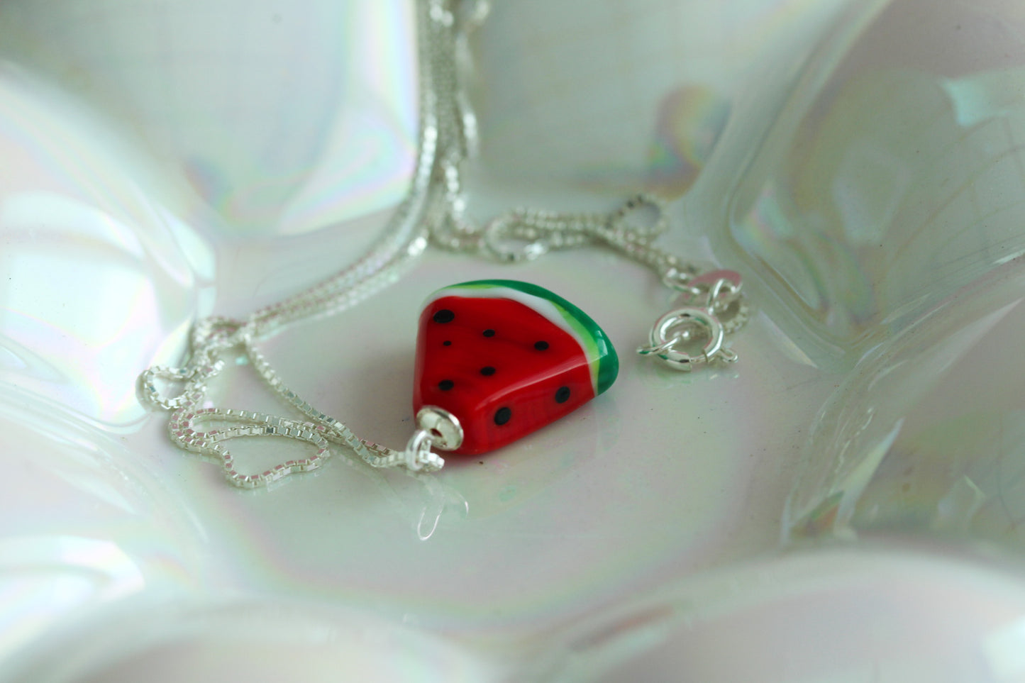 Collar trozo de sandía