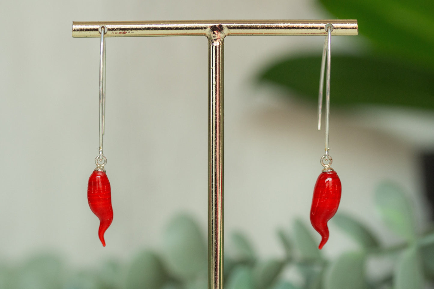 Pendientes Guindilla Roja