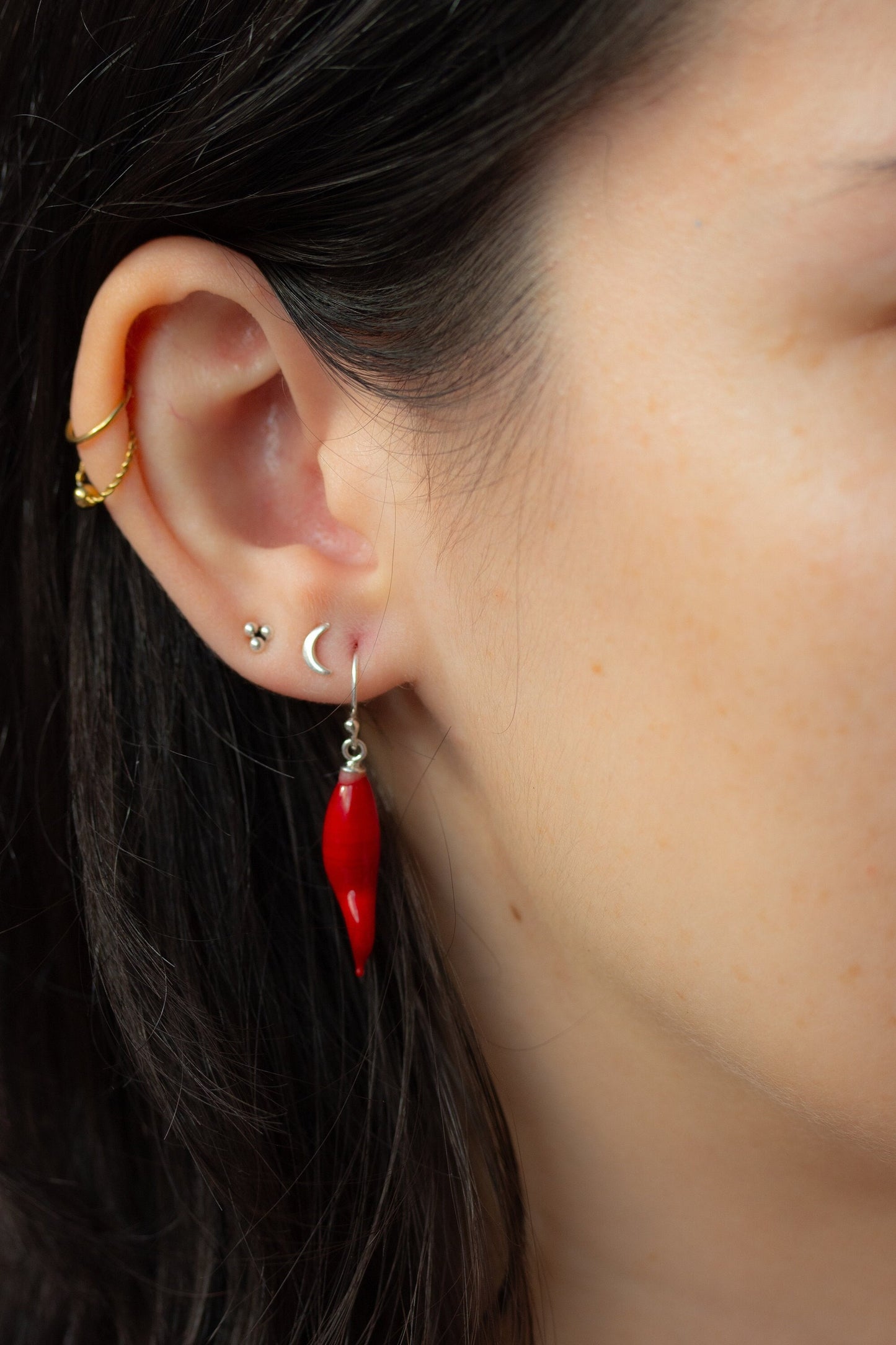 Pendientes guindilla