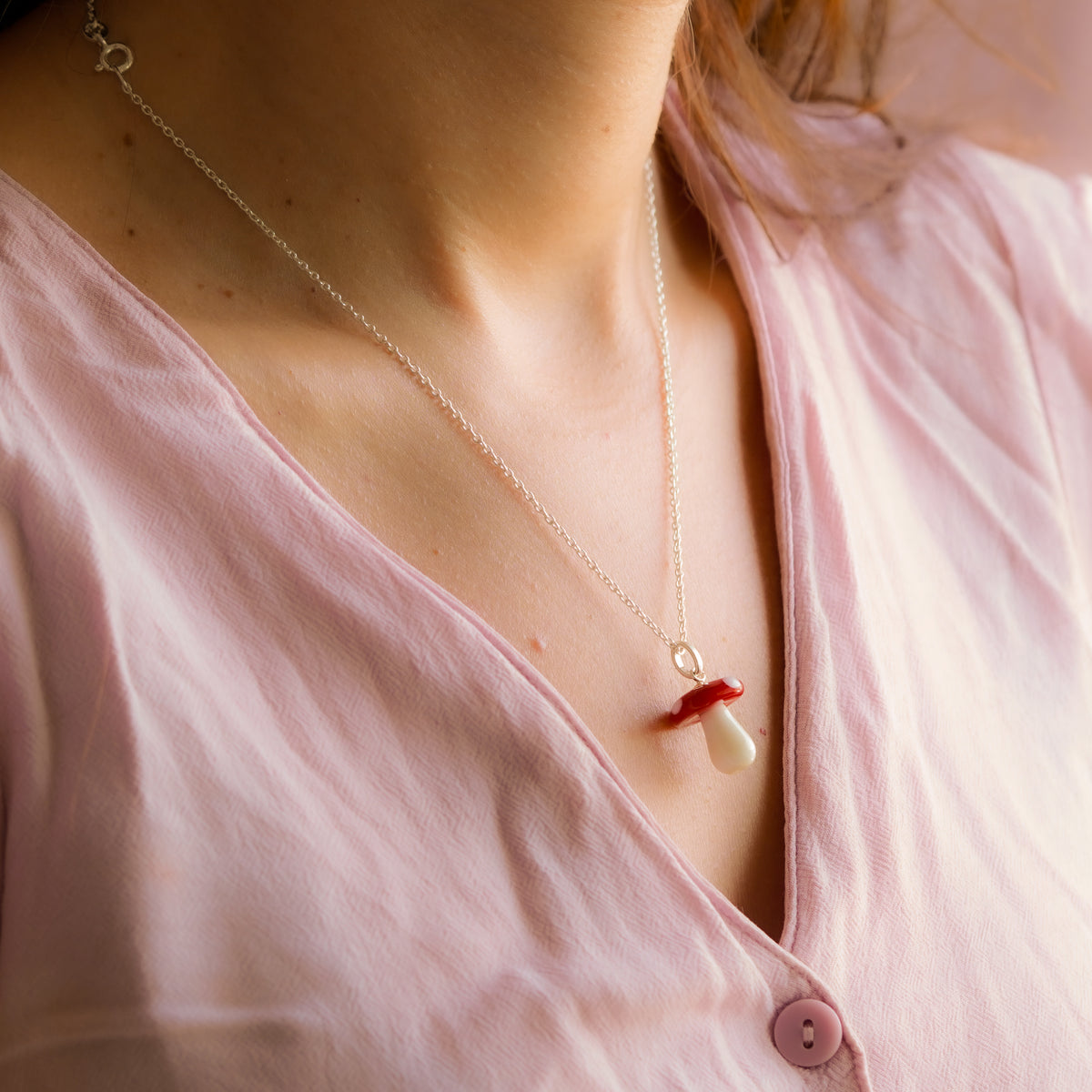 Charm colgante seta