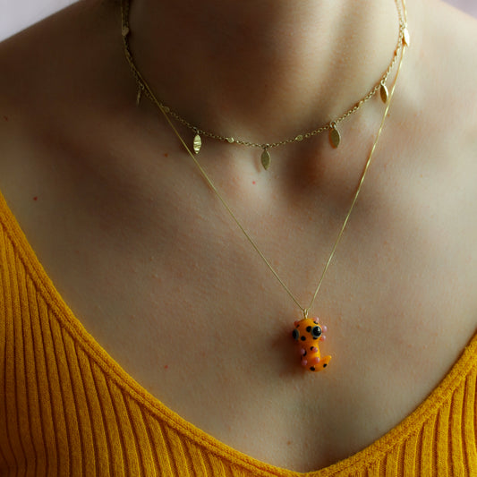 Collar ajolote manchas