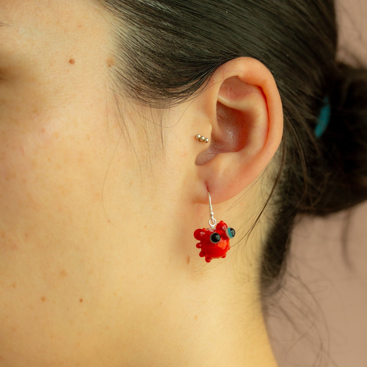 Pendientes cangrejo