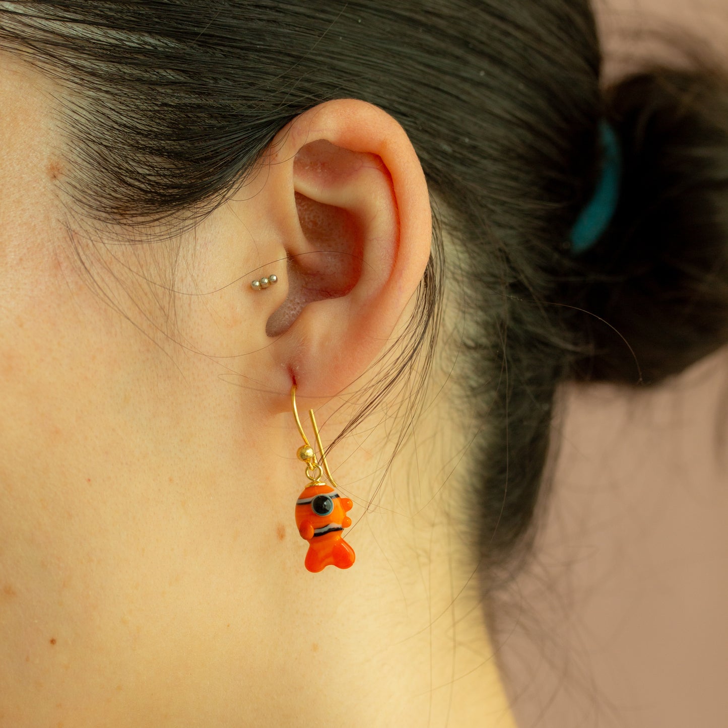 Pendientes pez payaso