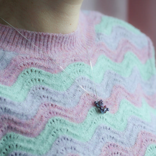 Collar osito Galaxia