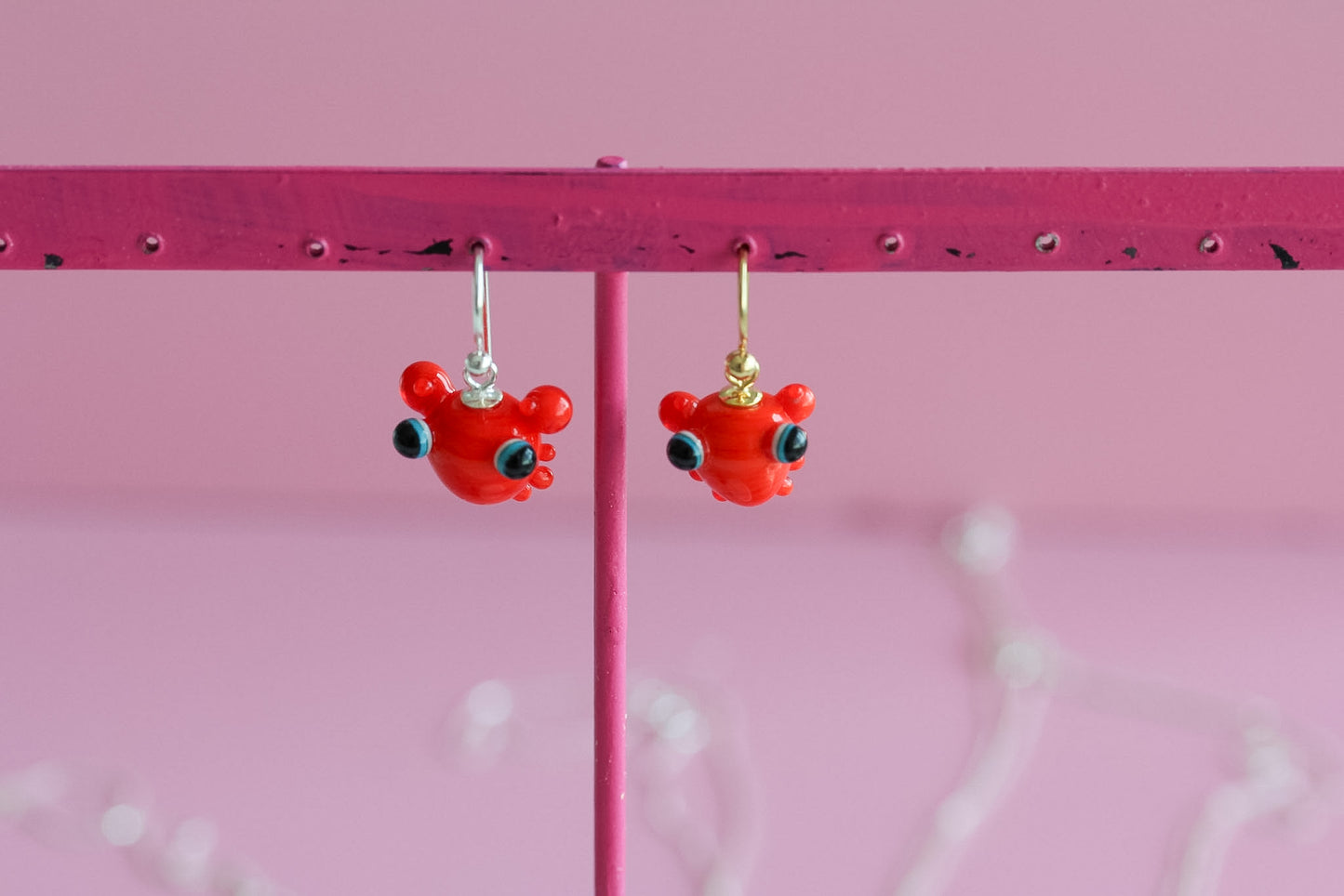Pendientes cangrejo