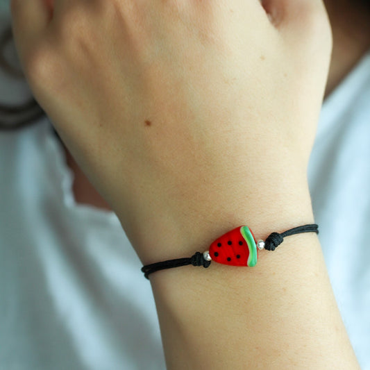 Pulsera trozo sandía