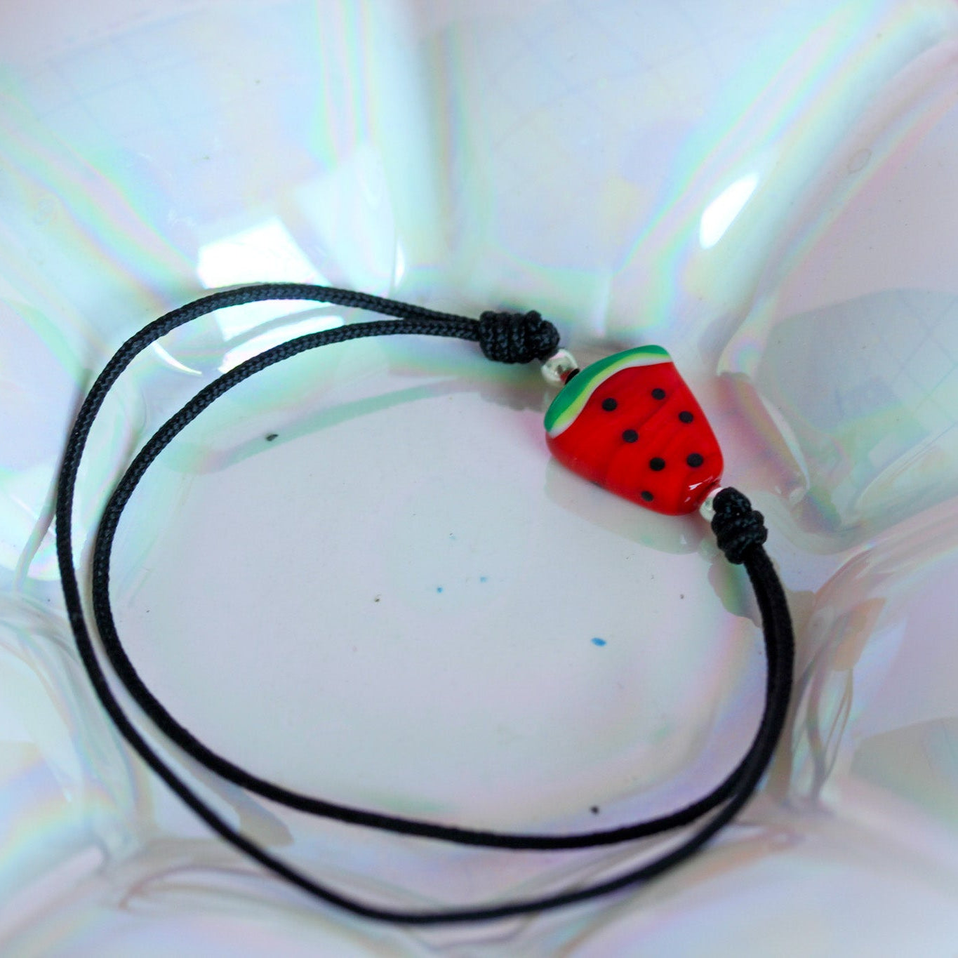 Pulsera trozo sandía
