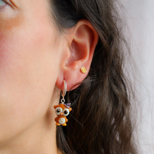 Pendientes Búho halloween