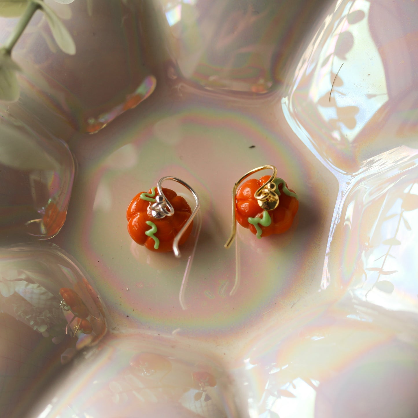 Pendientes de calabaza