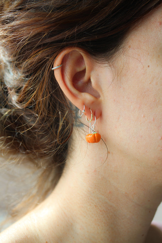 Pendientes de calabaza