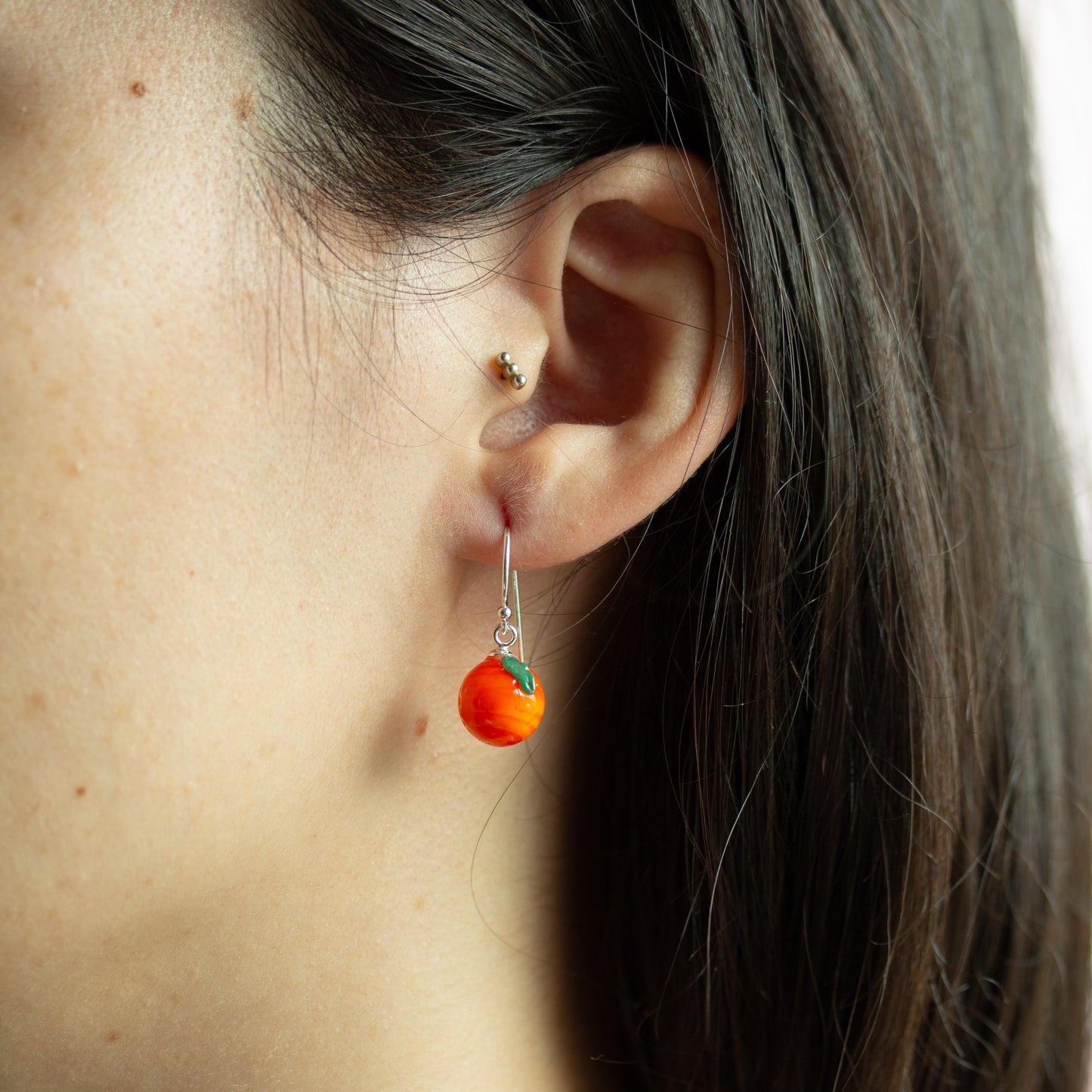 Pendientes naranja