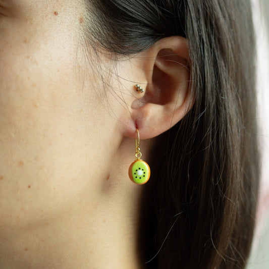 Pendientes kiwi