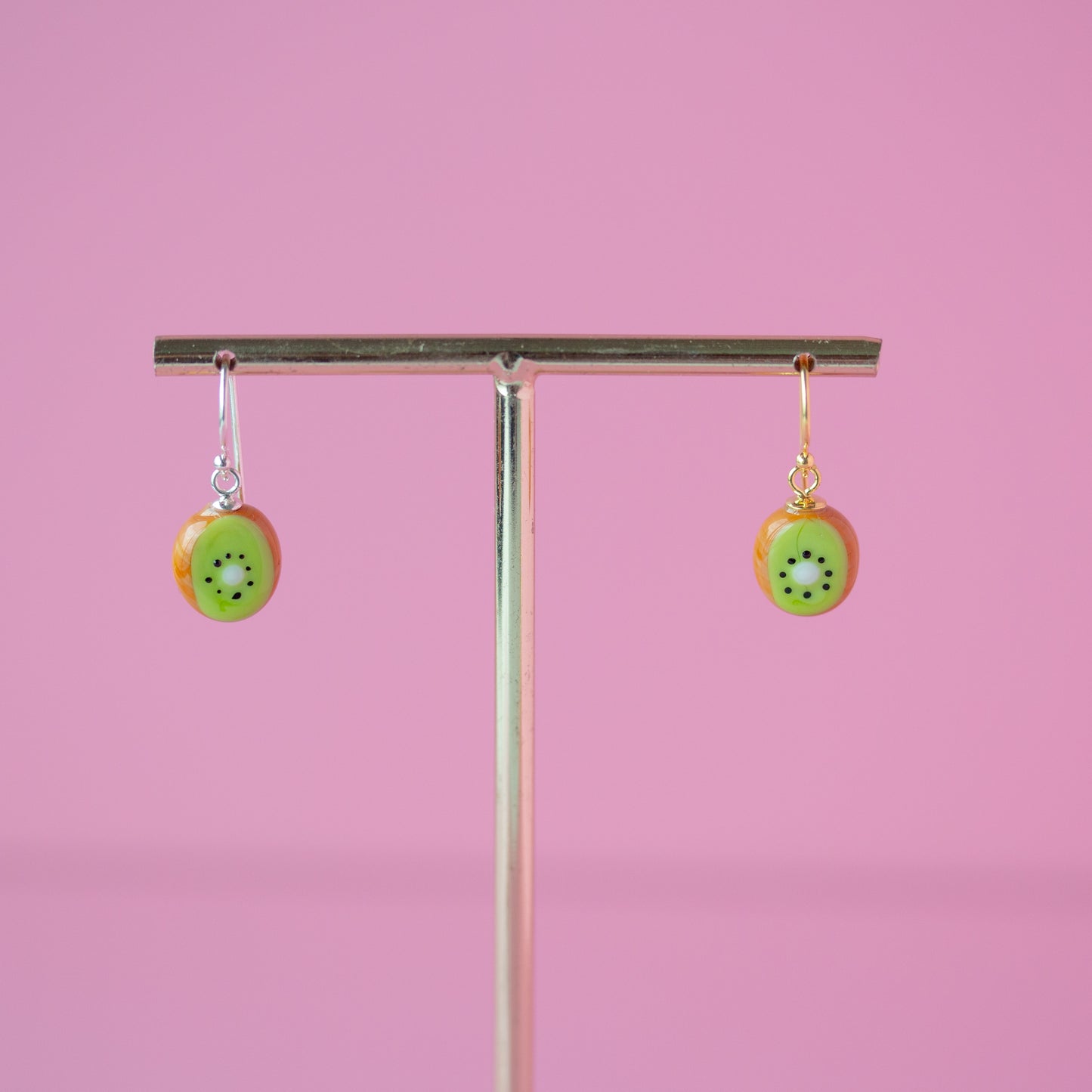 Pendientes kiwi