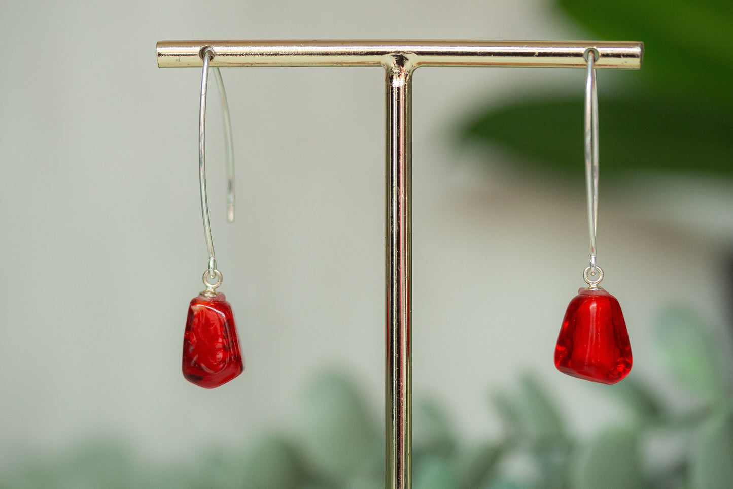 Pomegranate seed Earrings