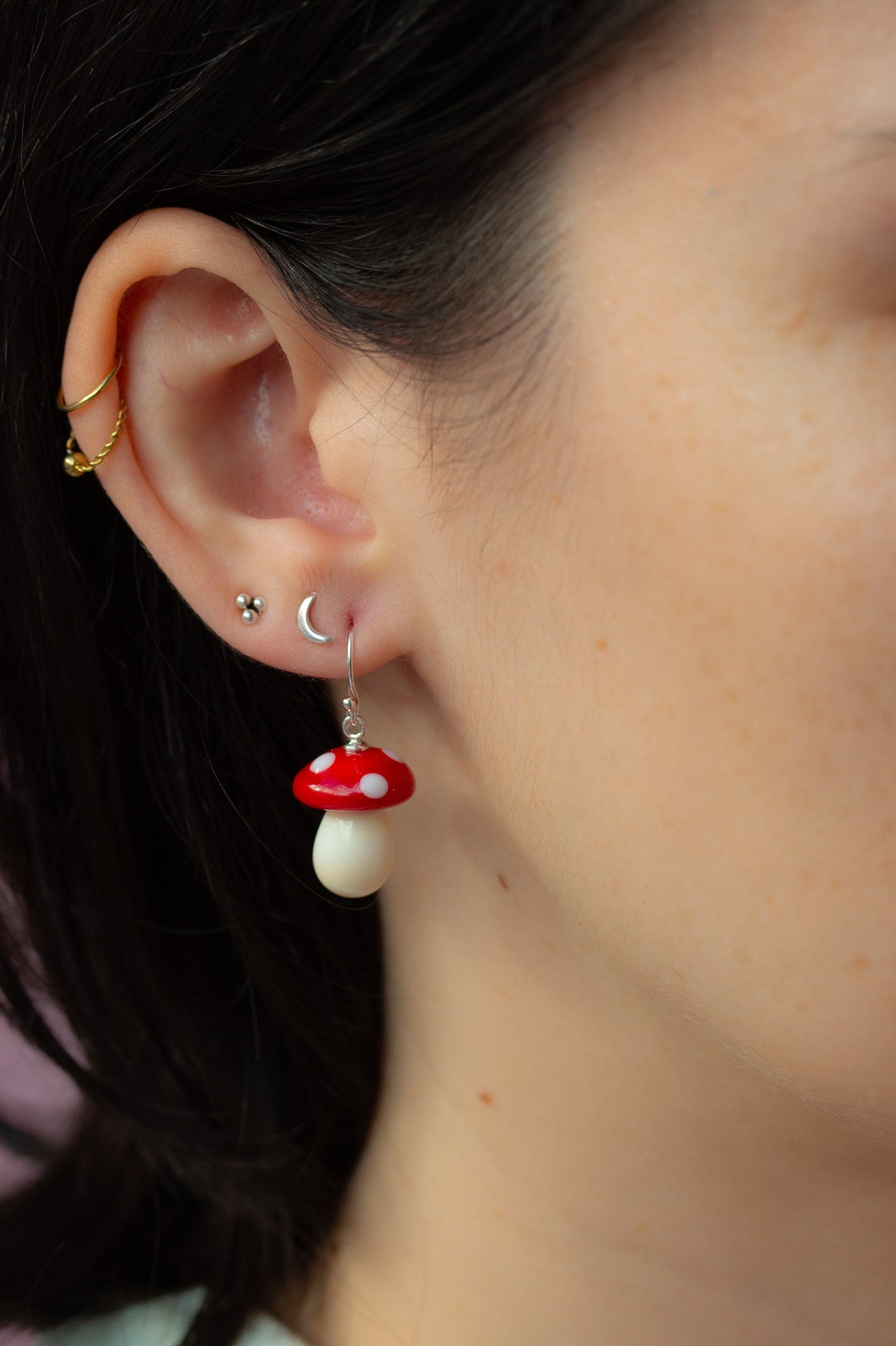 Toadstool Little Earrings