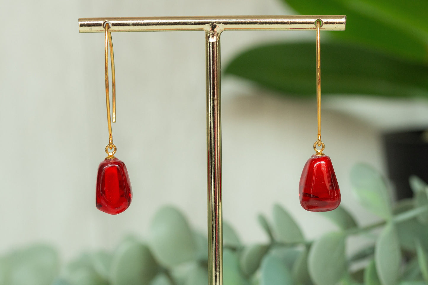 Pomegranate seed Earrings