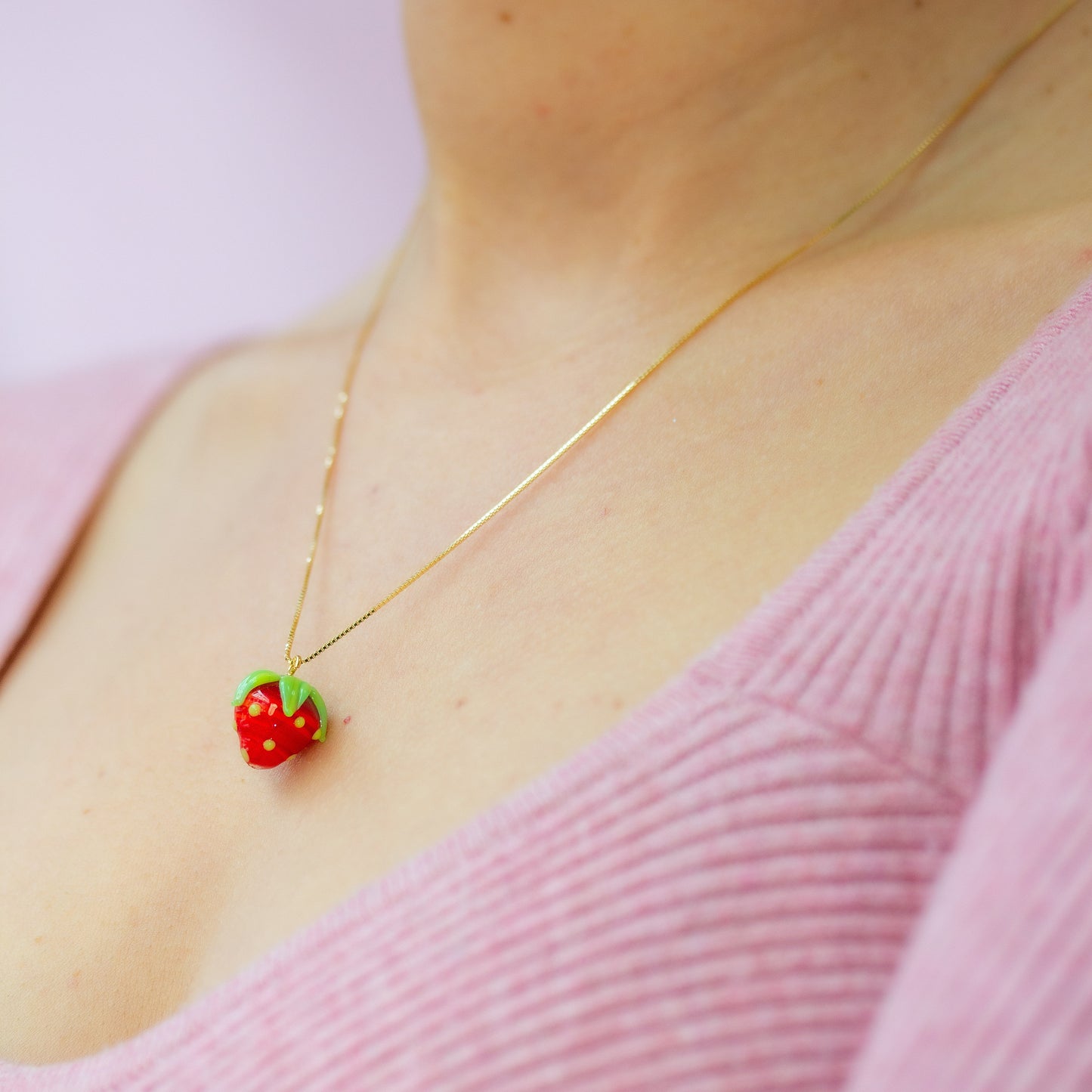 Strawberry Necklace