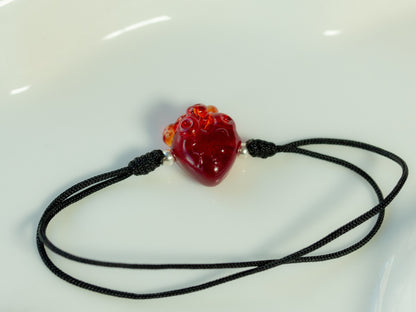 Pulsera corazón anatómico